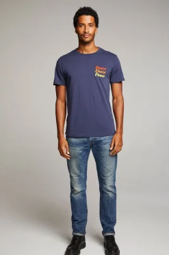 Chaser Brand Peace Script Mens Tee
