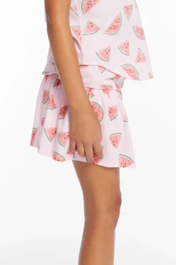 Kids Chaser Brand Peplum Watermelon Heaven Girls Skort
