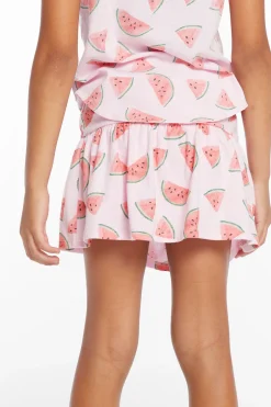 Kids Chaser Brand Peplum Watermelon Heaven Girls Skort