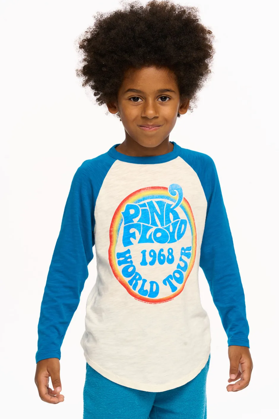 Women/Kids/BOY Chaser Brand Pink Floyd - World Tour Aidan Long Sleeve Baseball Tee