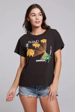 Women Chaser Brand Pink Floyd Animals Tour '77 Tee