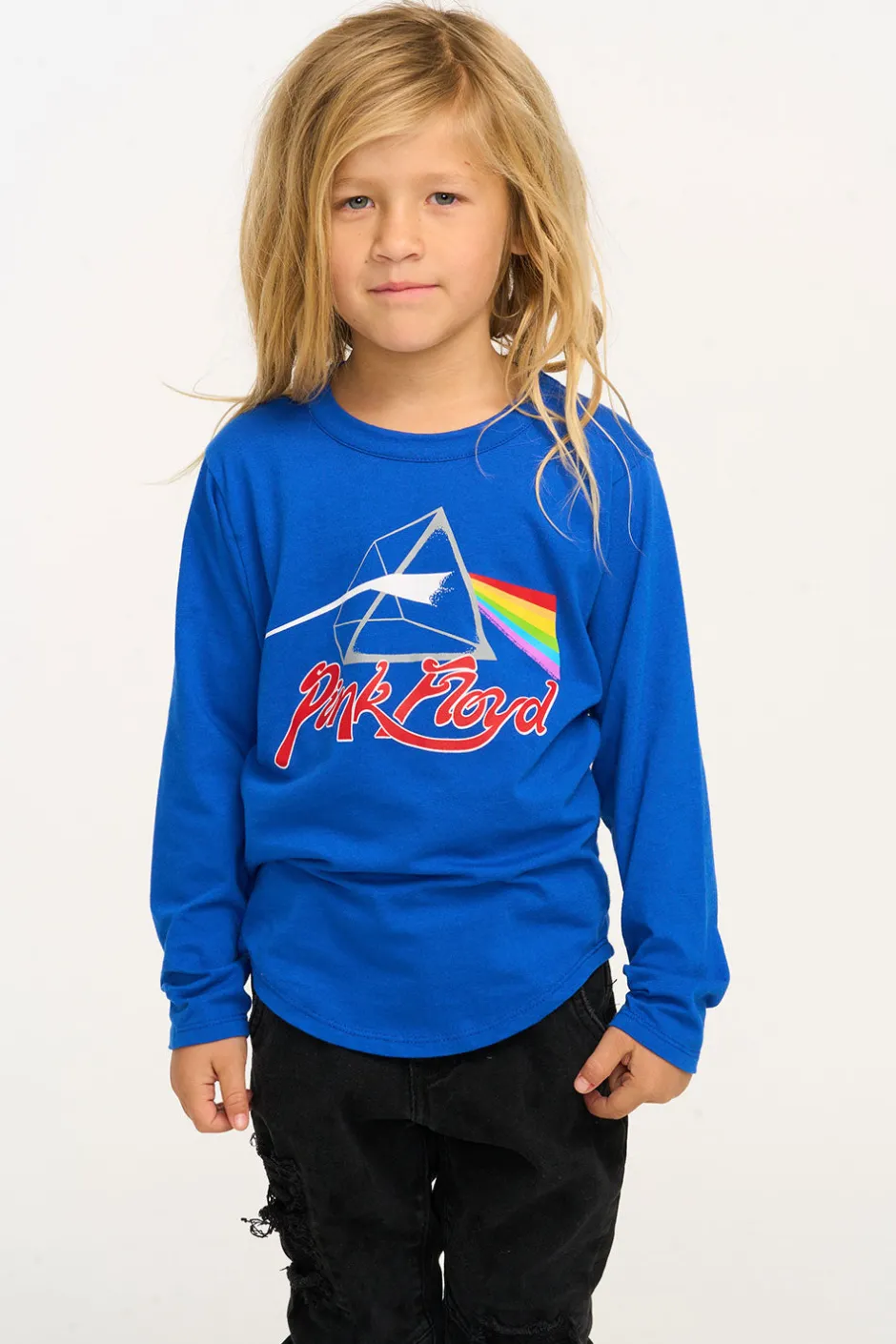 Women/Kids/BOY Chaser Brand Pink Floyd Dark Side Of The Moon Long Sleeve Tee