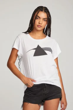 Women Chaser Brand Pink Floyd Dark Side Of The Moon Tee