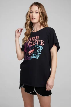 Women Chaser Brand Pink Floyd Nouveau Tee