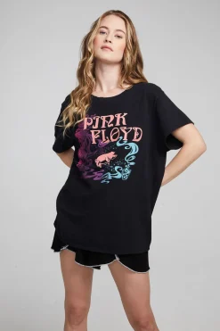 Women Chaser Brand Pink Floyd Nouveau Tee