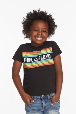Women/Kids/BOY Chaser Brand Pink Floyd Rainbow Stripe Boys Tee