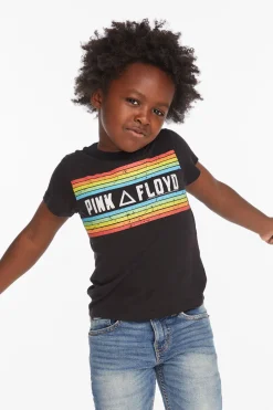 Women/Kids/BOY Chaser Brand Pink Floyd Rainbow Stripe Boys Tee