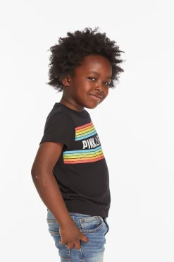 Women/Kids/BOY Chaser Brand Pink Floyd Rainbow Stripe Boys Tee
