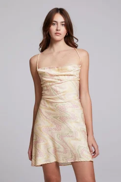Women Chaser Brand Positano Vanilla Slip Dress