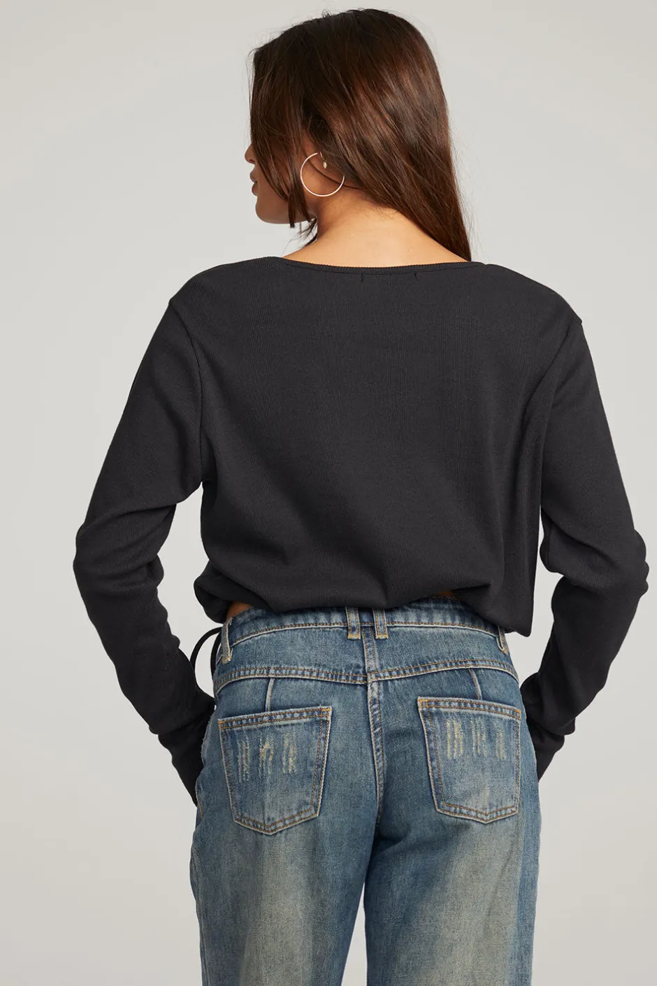 Women Chaser Brand Powell Licorice Long Sleeve
