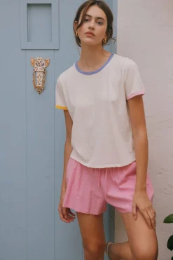 Women Chaser Brand Praiano Vanilla Tee