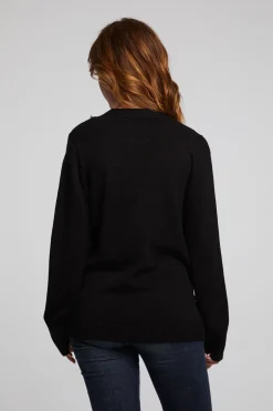 Women Chaser Brand Presley Licorice Cardigan