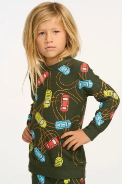 Kids/BOY Chaser Brand Race Cars Pullover