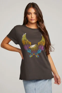 Women Chaser Brand Rainbow Eagle Tee