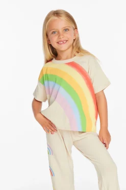 Kids Chaser Brand Rainbow Girls Tee