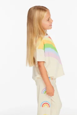Kids Chaser Brand Rainbow Girls Tee