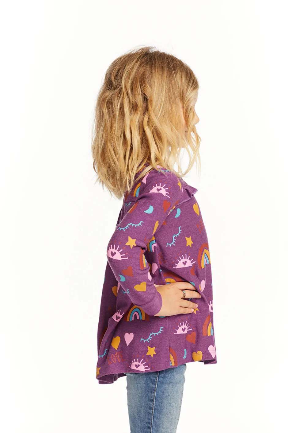 Kids Chaser Brand Rainbow Love Long Sleeve