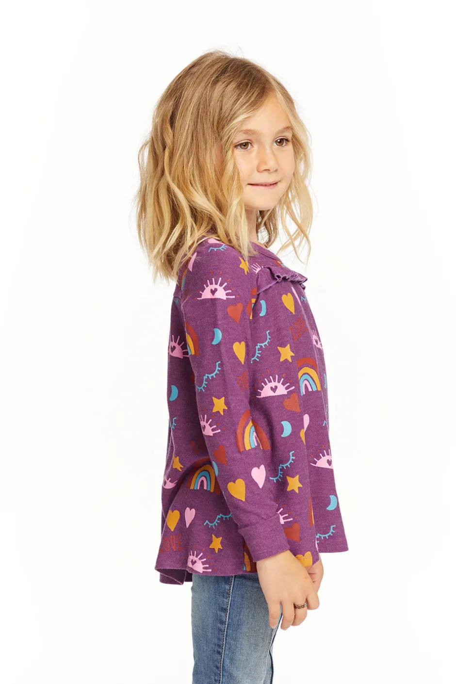Kids Chaser Brand Rainbow Love Long Sleeve