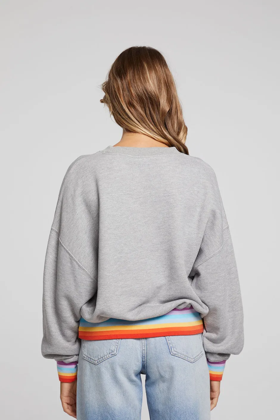 Women Chaser Brand Rainbow Pullover