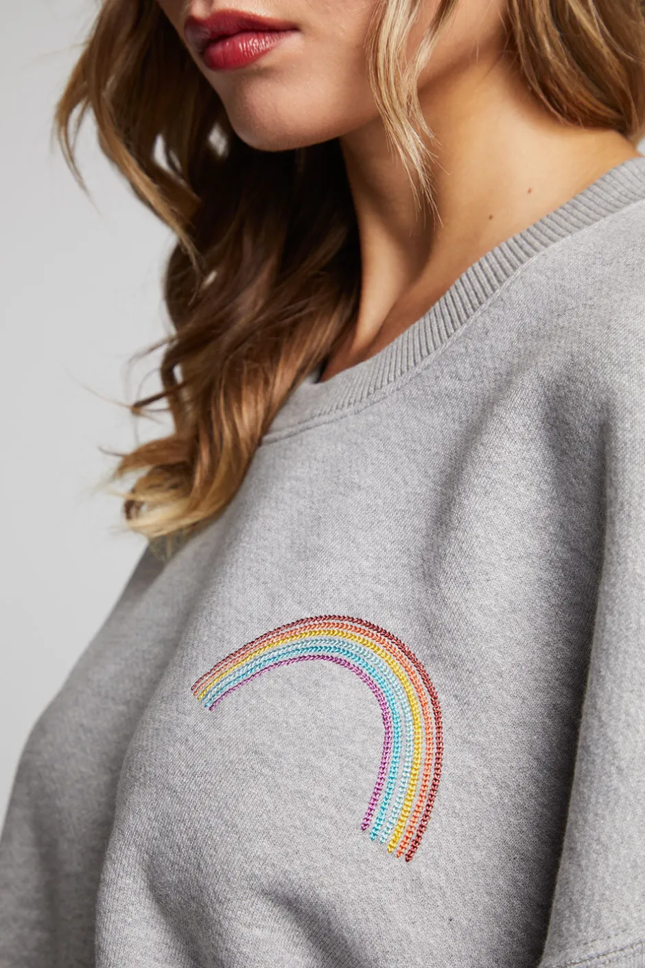 Women Chaser Brand Rainbow Pullover