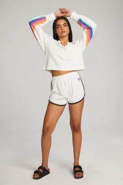 Women Chaser Brand Rainbow Shorts