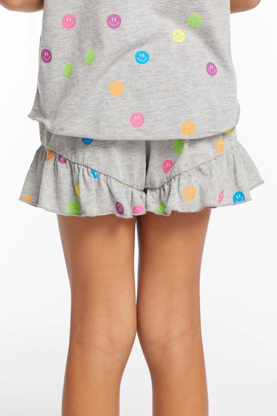 Kids Chaser Brand Rainbow Smiles Girls Shorts