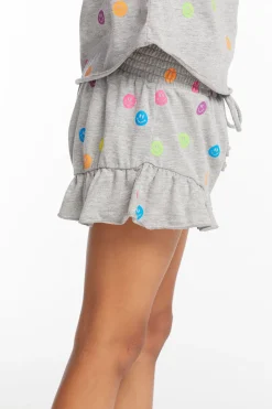 Kids Chaser Brand Rainbow Smiles Girls Shorts