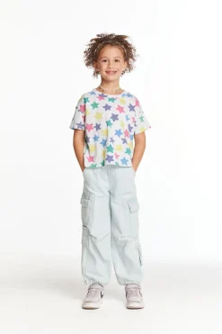 Kids Chaser Brand Rainbow Stars Girls Tee