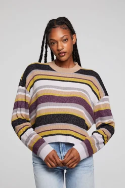 Women Chaser Brand Ramonee Haight Street Stripe Pullover