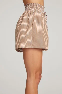 Women Chaser Brand Rapalloo Whiskey Stripe Short