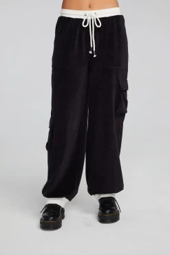 Women Chaser Brand Raquel Shadow Black Joggers