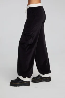 Women Chaser Brand Raquel Shadow Black Joggers