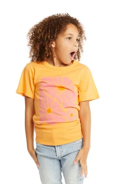 Kids Chaser Brand Retro Flowers Tee