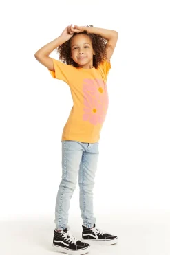 Kids Chaser Brand Retro Flowers Tee