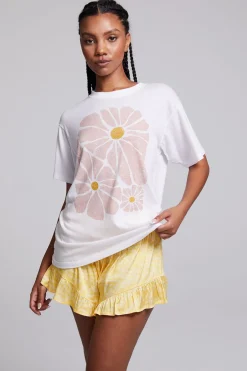 Women Chaser Brand Retro Flowers Tee