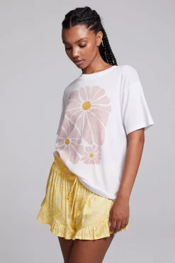 Women Chaser Brand Retro Flowers Tee