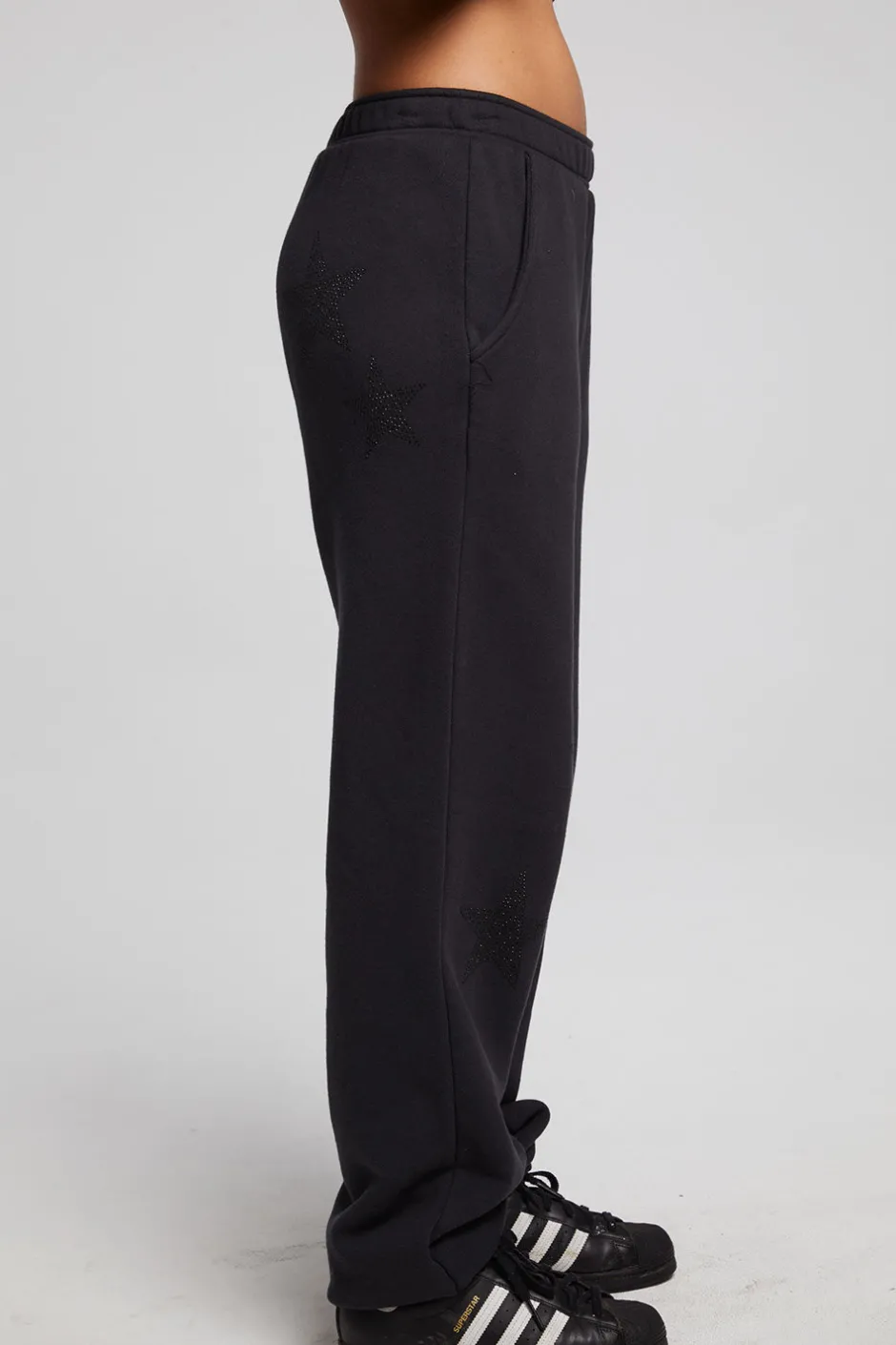 Women Chaser Brand Rhinestone Stars Joggers