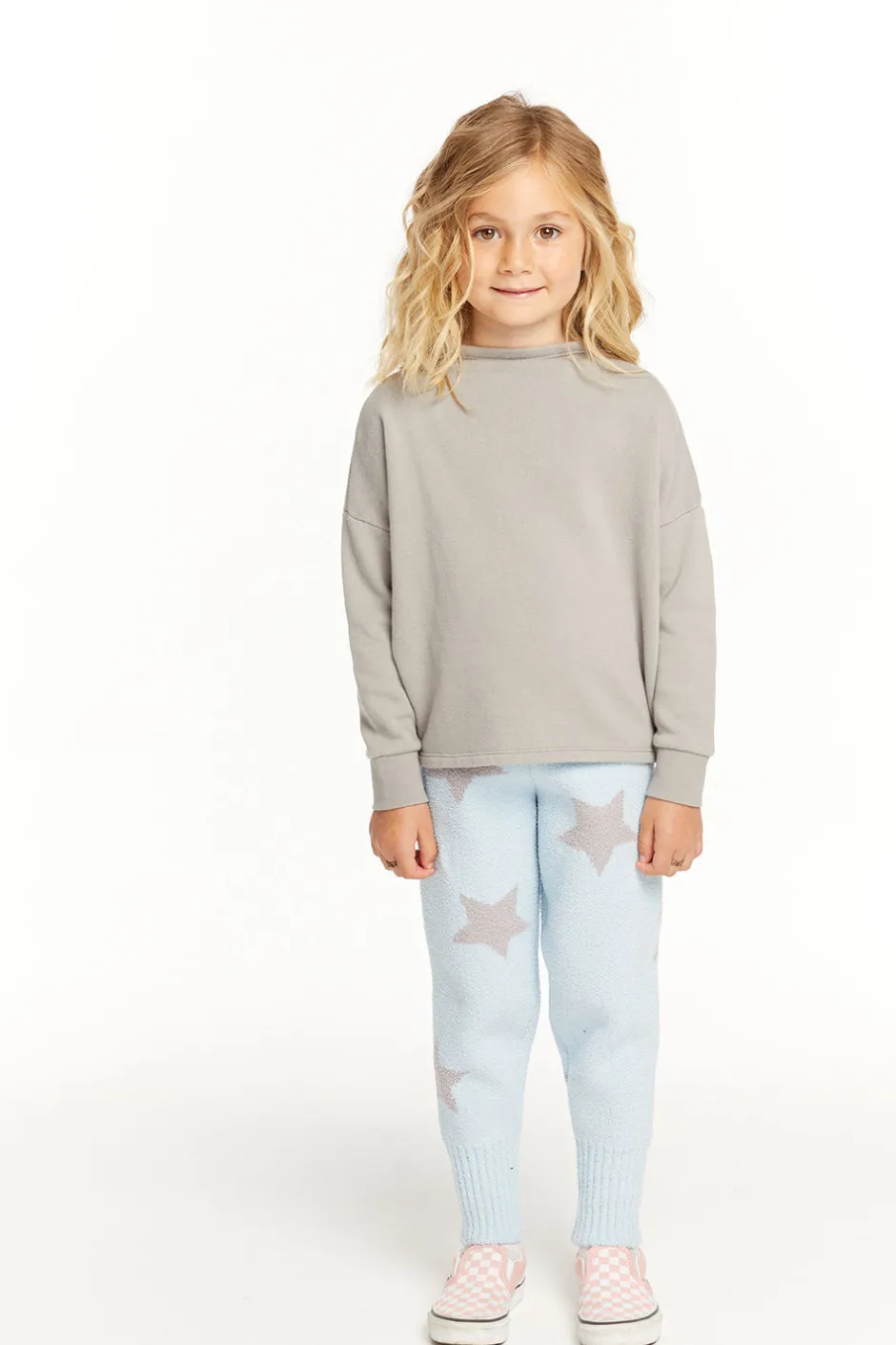 Kids Chaser Brand Ribbed Panel Lake Star Legging