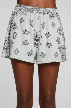 Women Chaser Brand Riley Matcha Bandana Short
