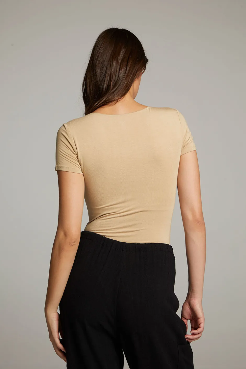 Women Chaser Brand River Cappuccino Bodysuit