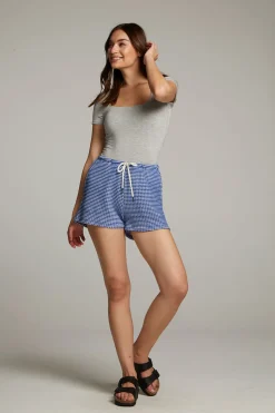 Women Chaser Brand River Heather Grey Bodysuit