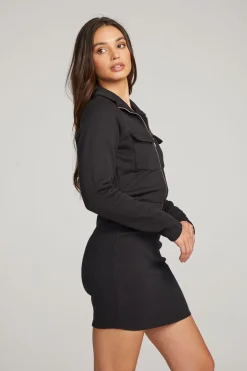 Women Chaser Brand River Licorice Mini Dress