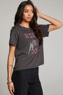 Women Chaser Brand Rock & Roll Forever Crewneck Tee