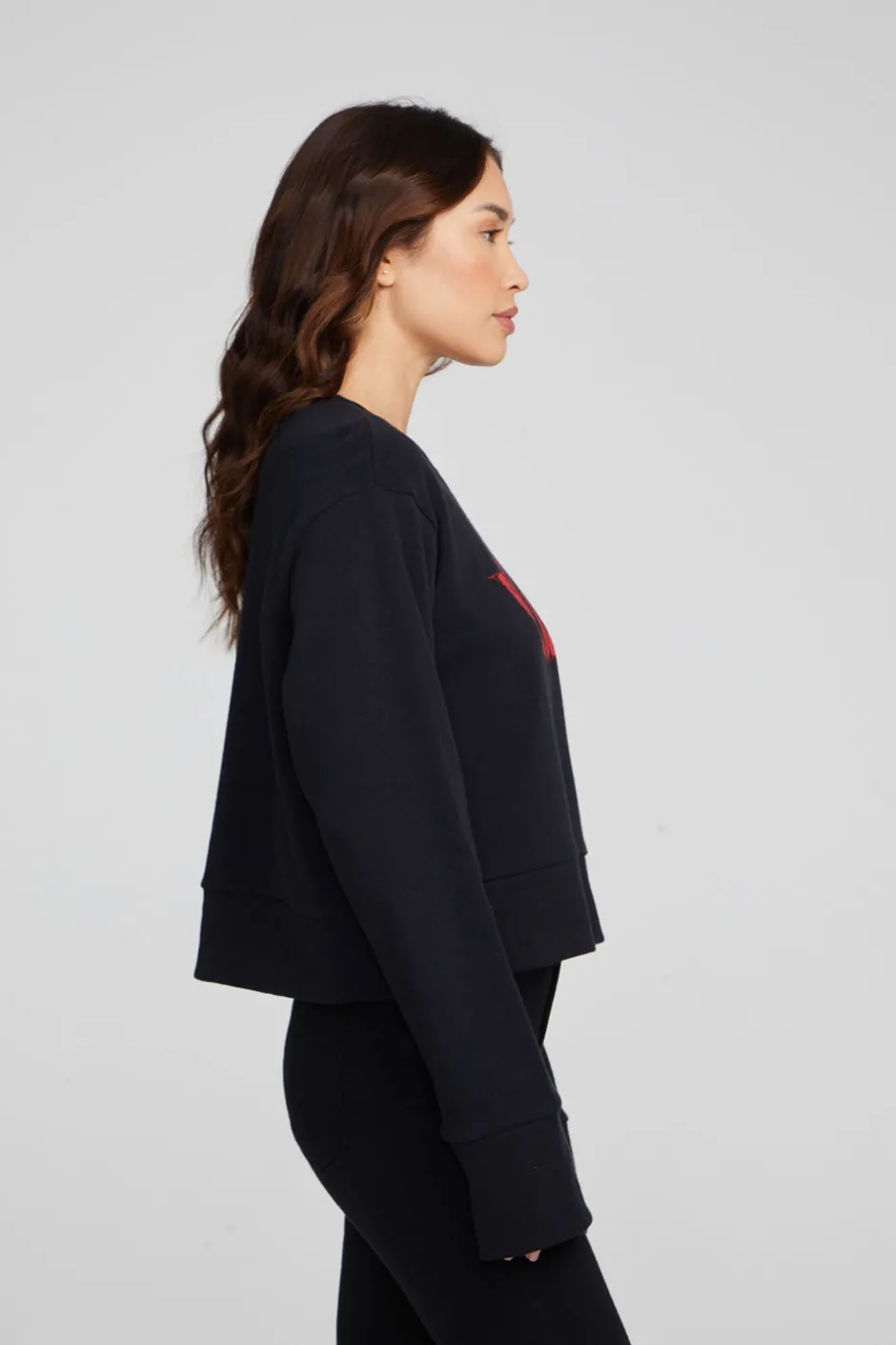 Women Chaser Brand Rock'n'Roll Lips Long Sleeve