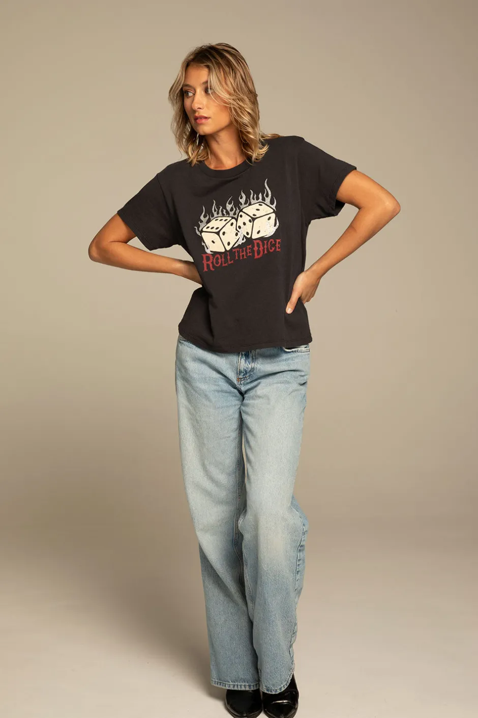 Women Chaser Brand Roll The Dice Tee