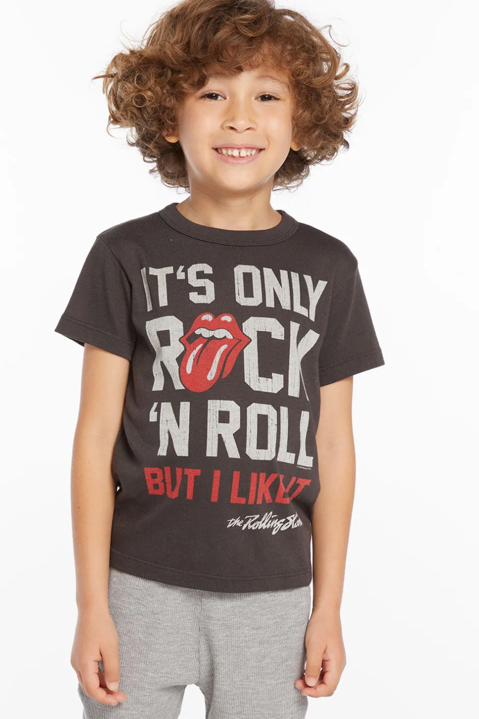 Women/Kids/BOY Chaser Brand Rolling Stones It's Only Rock 'n Roll Boys Tee