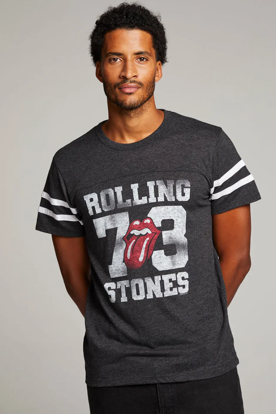 Women Chaser Brand Rolling Stones Logo 1973 Mens Tee