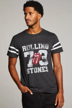 Women Chaser Brand Rolling Stones Logo 1973 Mens Tee