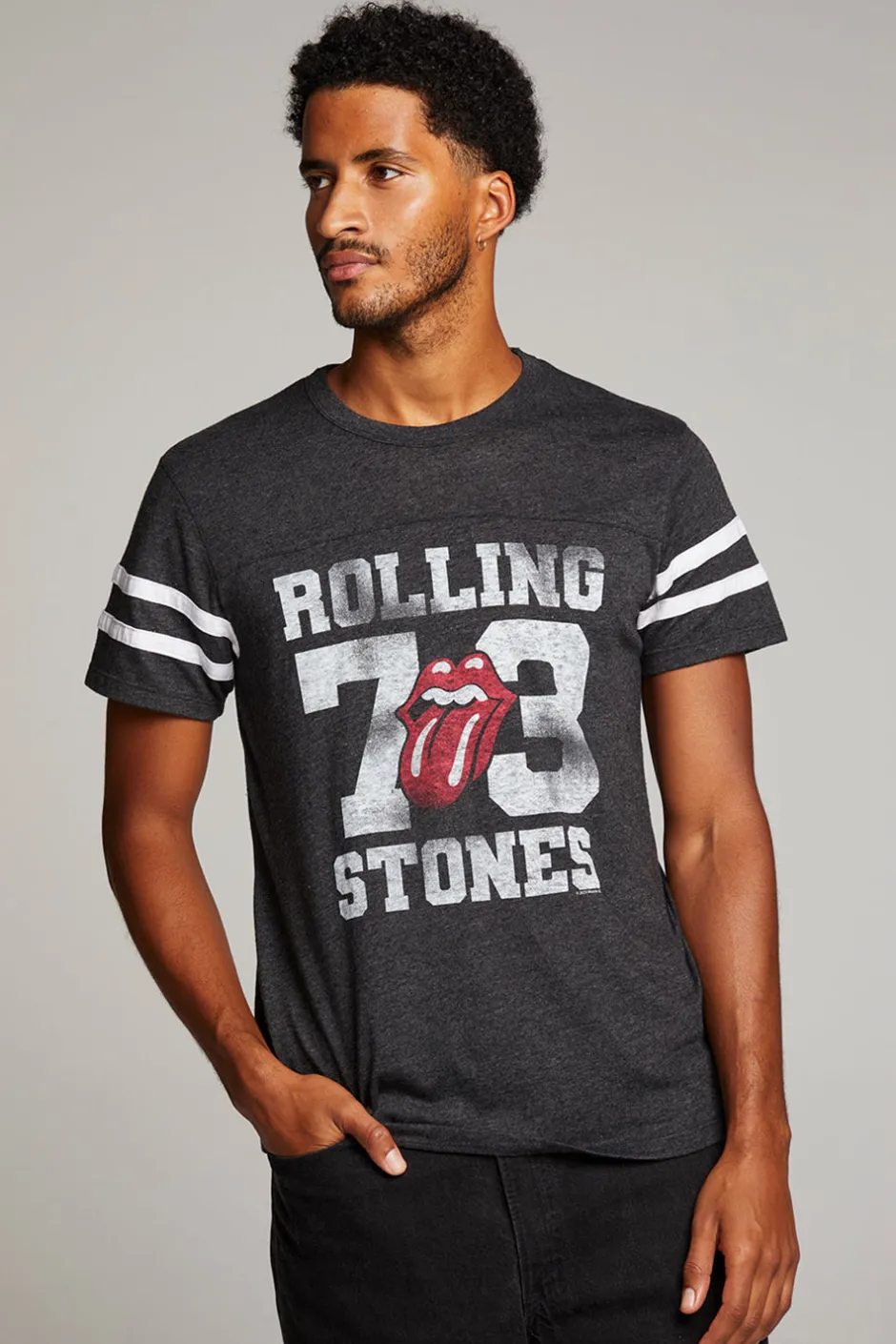 Women Chaser Brand Rolling Stones Logo 1973 Mens Tee