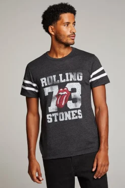 Women Chaser Brand Rolling Stones Logo 1973 Mens Tee